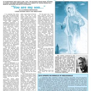 Original "Miracle at Medjugorje" Newsletter