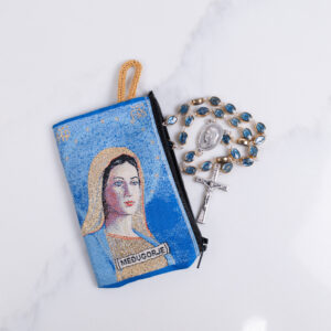 Our Lady of Medjugorje Zippered Rosary Pouches