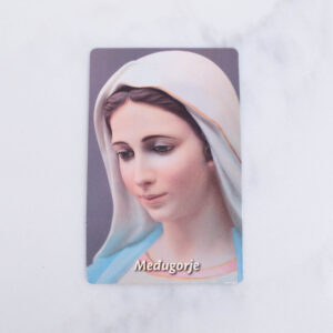 Medjugorje Prayer Card
